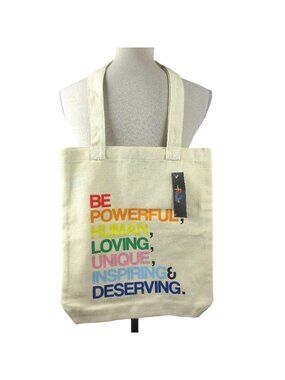 The Tote PRIDE Phluid Project Be Phluid Colorful NWT Boho Peace Empowerment